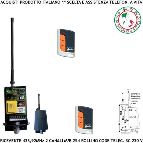 Kit comando radio ricevitore - kit, f