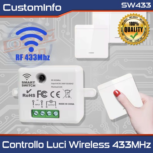 Interruttore wireless 433mhz - interruttore,